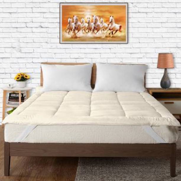 comofowell Mattress Topper King Size Mattress Cover