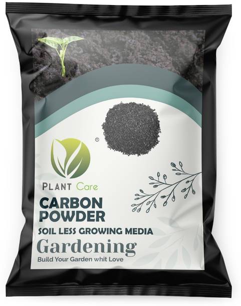 PLANT CARE Activated Horticultural Plant Black Carbon Powder Dust for Terrariums Succulents Cactus Orchid and Ornamental Plants for Lush Vegetables, Flowers and Garden Fertilizer