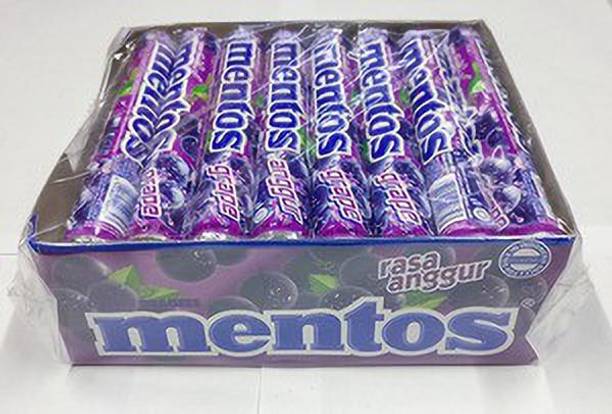 Mentos Stick-14 Roll (Imported) Grape Candy
