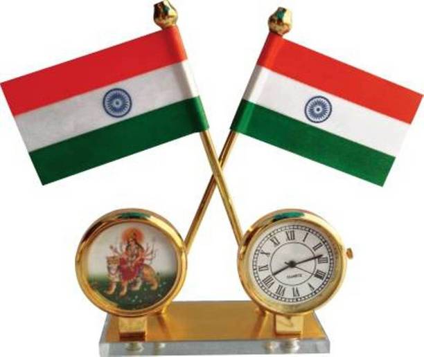 WOLCH india Flag Double Sided Wind Car Dashboard Flag