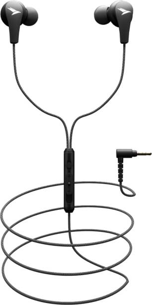 Mozu Audiology 100, L Shape Jack, Volume Controller, Built in Mic Wired Headset