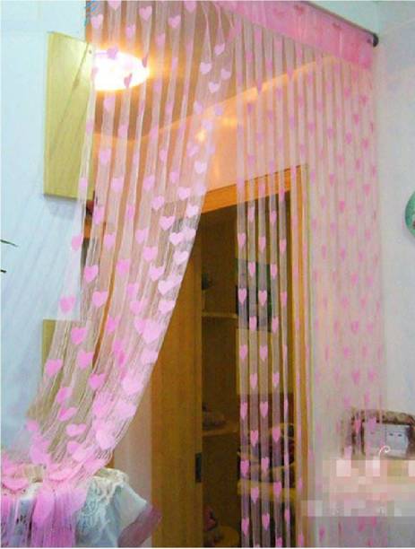 Panipat Textile Hub 213 cm (7 ft) Polyester Door Curtain Single Curtain