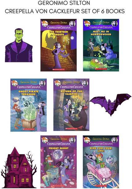 GERONIMO STILTON CREEPELLA VON CACKLEFUR SET OF 6 BOOKS