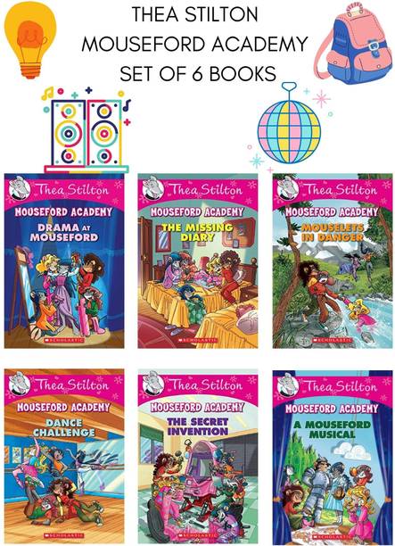 THEA STILTON MOUSEFORD ACADEMY SET OF 6 BOOKS
