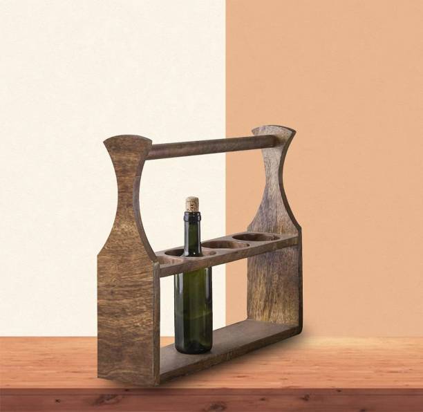 Timberly Wooden Bottle Rack