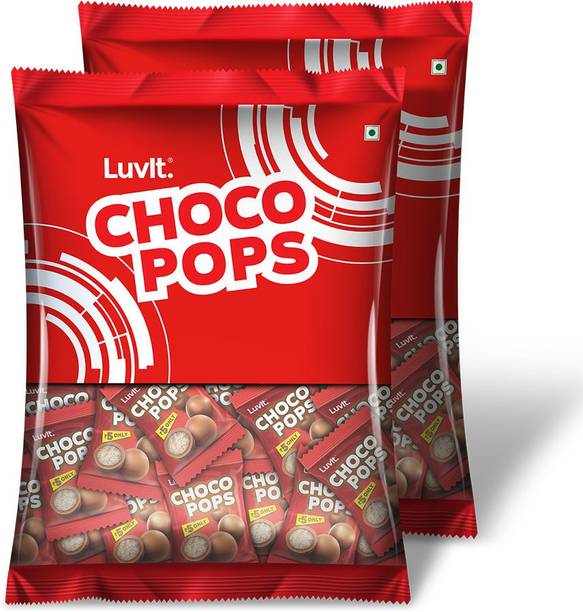 LuvIt ChocoPops |Chocolate Coated Balls With Crunchy Rice Crispies Inside Crackles