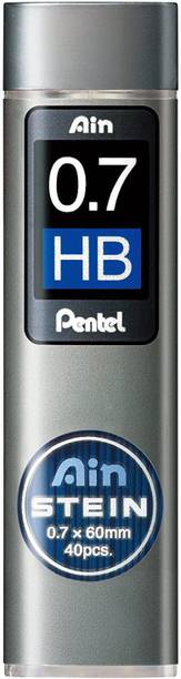 PENTEL Ain Stein Mechanical Pencil Lead 0.7mm HB 40 Leads (C277-HB) Lead Pointer