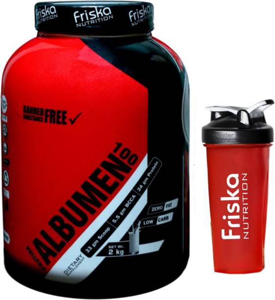 PRUTINA ALBUMEN 100 % Pure Egg Whites Protein Repairs & Builds Lean Muscle with 0% Fat Low Carb Egg Protein