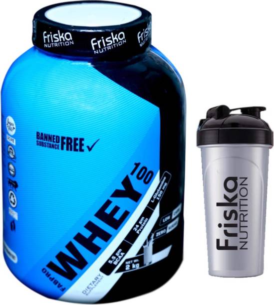 Whey 100 Friska 2kg Protein Supplement amino acids Increased Muscle Growth/Strength Gain Whey Protein