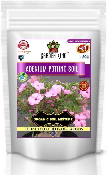 Garden King Adenium Potting Soil, Essential Organic Soil Mixture for Adenium Plants, Double Filtered with All Required Nutrients and Active Micro-Organism For Healthy Growth Potting Mixture