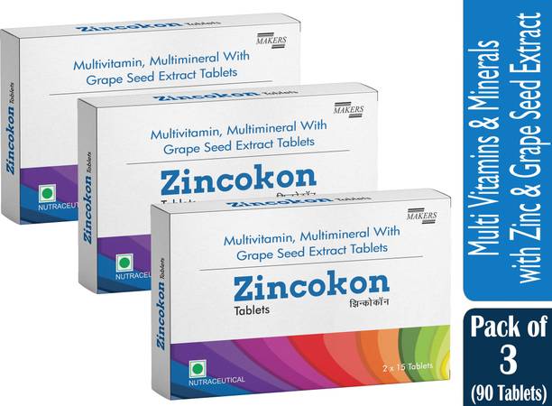 Makers Zincokon| energy, stamina & stress | Metabolism Booster | Strong bone | probiotics