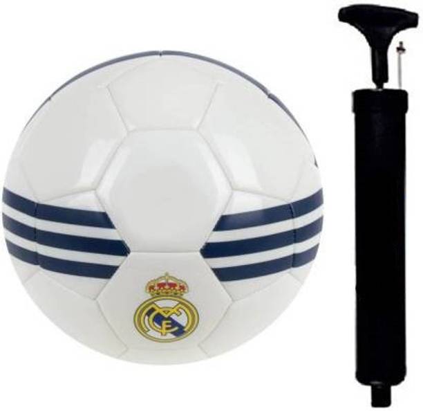 JOJOMART COMBO MADRID FOOTBALL WITH AIR PUMP Football - Size: 5