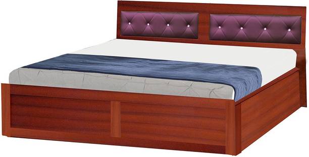 POJ King Size Bed A Zero Maintenance Bed Engineered Wood King Hydraulic Bed, 210 cm x 165 cm (6.89 ft x 5.41 ft)