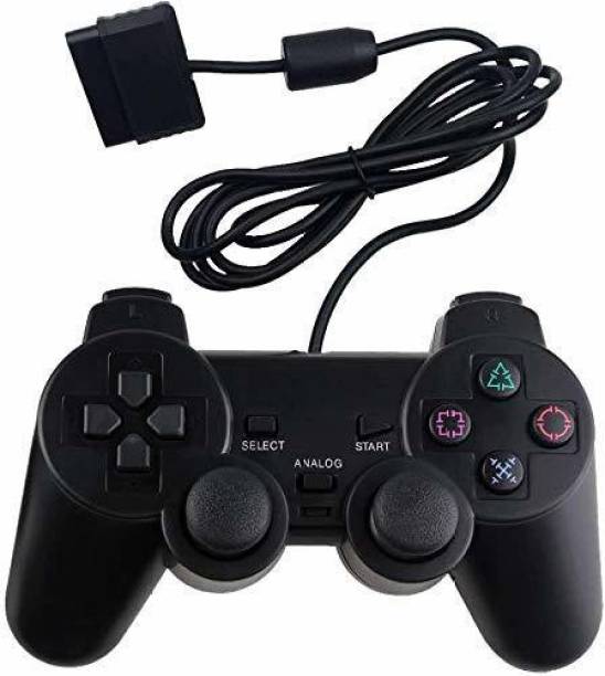 Tech Aura Ps-2 Wired Dualshock Remote Controller For Playstation-2 Generic (Black)  Gamepad