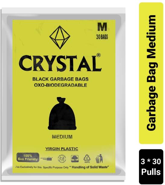 crystal Oxo-biodegradable Medium 90 bags Garbage Bag