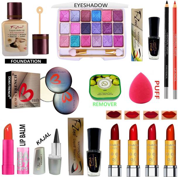 CLUB 16 All Celebration And Festivals Special Hd Makeup Kit Of 15 Makeup Items WSA07