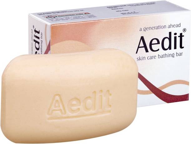 Aedit SKIN CARE BATHING BAR SOAP I ANTIBACTERIAL I DAILY HYGIENIC SKIN CARE I GERM PROTECTION BATHING BAR - Pack of 4 x 125 g