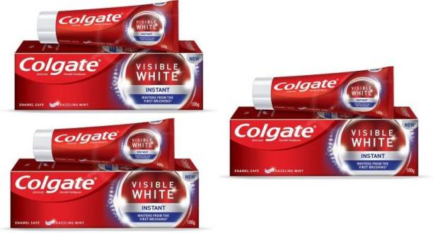 Colgate Visible White Instant Toothpaste 100 GR Pack Of 3 Toothpaste