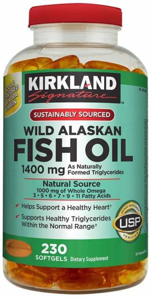 KIRKLAND Signature Wild Alaskan Fish Oil 230 Softgels