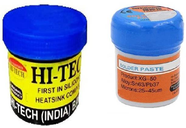 Gilhot Heat Sink Flux Compound Soldering Paste of Hi Tech50gm with XG-50 Soldering Solder Welding Flux Paste 35g Welding Paste