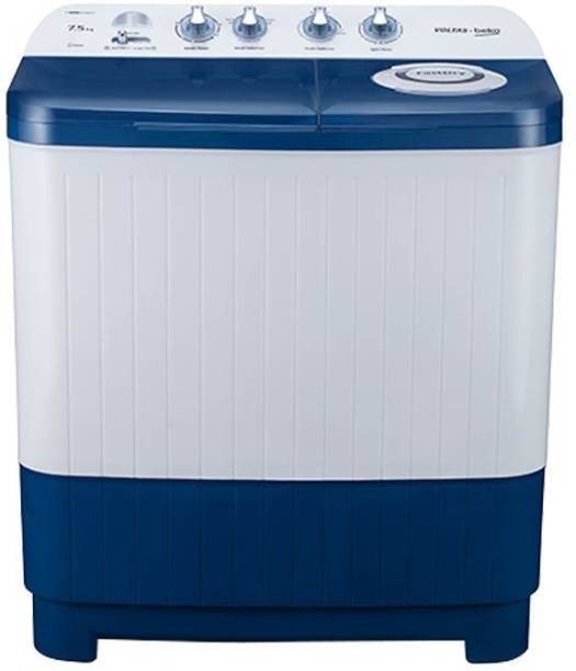 Voltas Beko by A Tata Product 7.5 kg Semi Automatic Top Load Washing Machine White, Blue