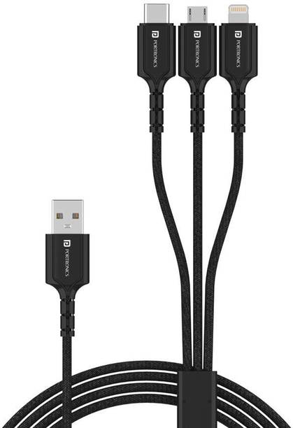 Portronics Lightning Cable 2 A 1.5 m 1313