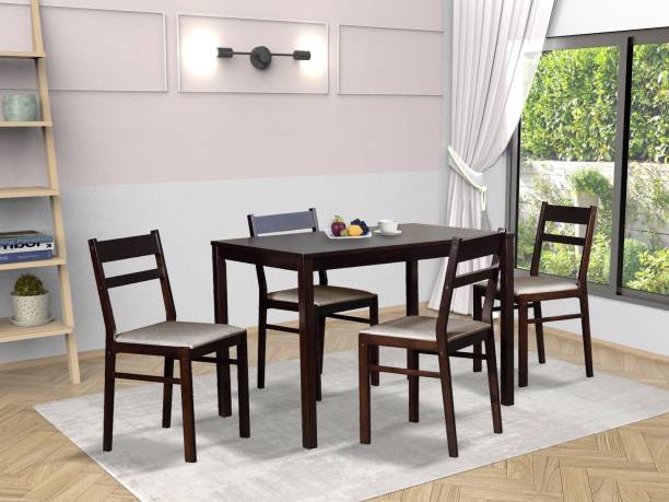 Aphrodite Collection by DF2H Hippeia Solid Wood 4 Seater Dining Set