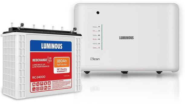 LUMINOUS iCon 1100+ RC24000 Tubular Inverter Battery