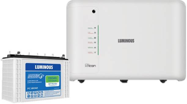 LUMINOUS iCon 1100+PC18042 Tubular Inverter Battery