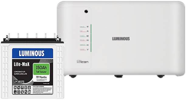 LUMINOUS iCon 1100+ LM18075 Tubular Inverter Battery
