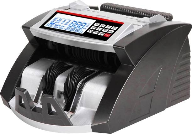 Drop2Kart Automatic Bill Counting Machine - Bank Grade, User Friendly, Fake-Note Detection Functions (UV/MG), LED External Display Note Counting Machine