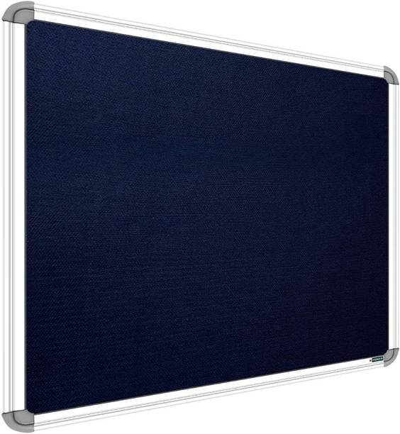 SRIRATNA 2 X 3 Feet Blue Premium Material Notice Board/Bulletin Board/Pin-up Display Board for Office, School and Home, Non Framed Notice Board Notice Board