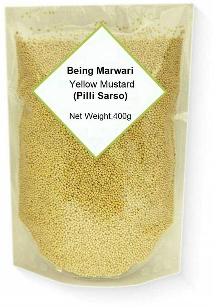 Being Marwari Premium Yellow Mustard (Pilli Sarso), 400g