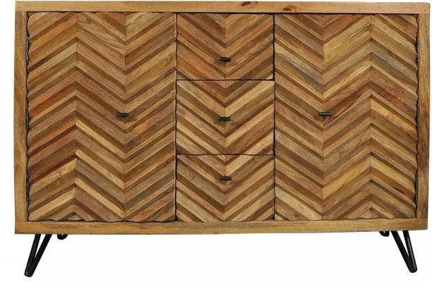 VINTAGE MANGO Solid Wood Free Standing Sideboard