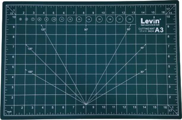 Levin A3 size cutting mat Professional Self-Healing Layered Double Sided Durable Non-Slip PVC Cutting Mat green Cutting Mat