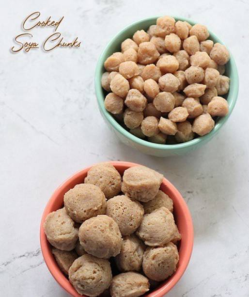 BSD Organics Soya chunks / Meal maker / Soya Badi -500 Gram