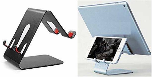 KAELAN Metal mobile stand for table | Mobile holder for table | double side metal mobile stand for table Mobile Holder Mobile Holder