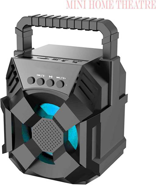 Worricow WS-01 Trolley Speaker |3D Ultra sound | Splash proof| Water resistant | Thumping Deep Bass Stereo sound quality |Led Color Changing Lights | mini Home theatre | AUX supported| wireless Multimedia Speaker| Rechargeable battery Life 8H 10 W Bluetooth Speaker