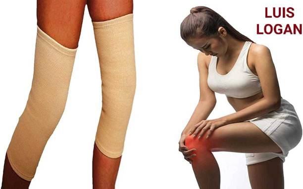LUIS LOGAN ORTHO Stretchable Knee Cap Support the limbs & joints (Beige,L) Knee Support