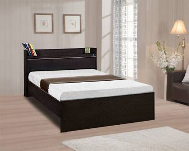 Delite Kom Plum Engineered Wood Single Bed