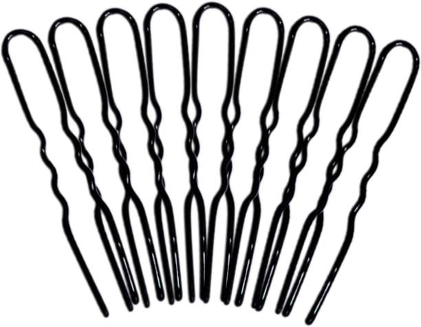Pastel Collection pin Bridal Wedding Hair Pins Metal Hair Bun Pin Bobby Pins U Shape Hair Pins for Women And Girls ( 50 pieces) Hair Pin (Black) Hair Pin