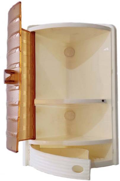 Grace Fine Ware corner shelf cabinet for bathroom Plastic Wall Shelf
