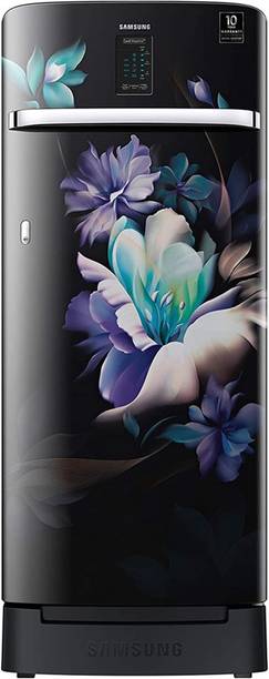 SAMSUNG 220 L Direct Cool Single Door 4 Star Refrigerator with Base Drawer with Digi Touch Cool, Curd Maestro + BSD