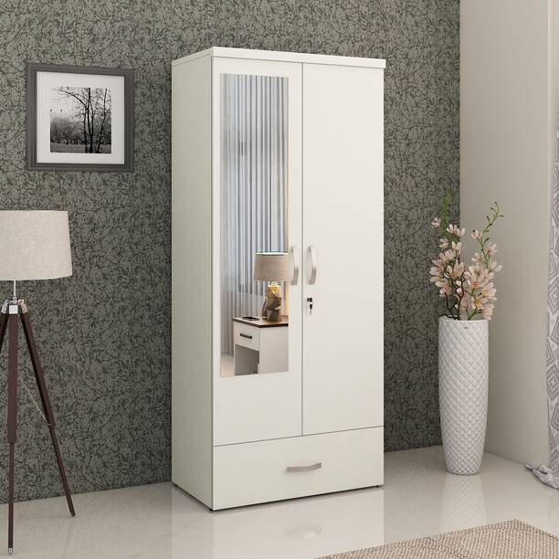 Hometown Engineered Wood 2 Door Wardrobe