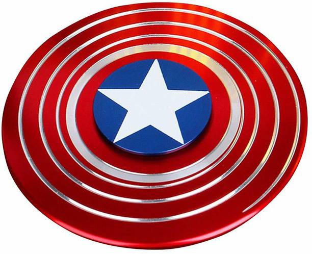 TRU TOYS Captain America Shield Metal Spinner Hand-Held Stress Relieve Toy Kids & Adult