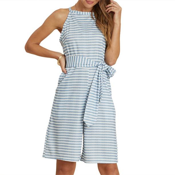 Urbanic Striped Women Jumpsuit