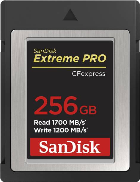 SanDisk Extreme Pro 256 GB Type B UHS Class 3 1500 MB/s  Memory Card
