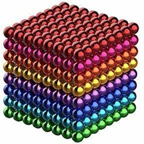 JOEJOE Magnetic Balls Sculpture Building Magnetic Blocks Cube Stress Relief (216 Pcs)