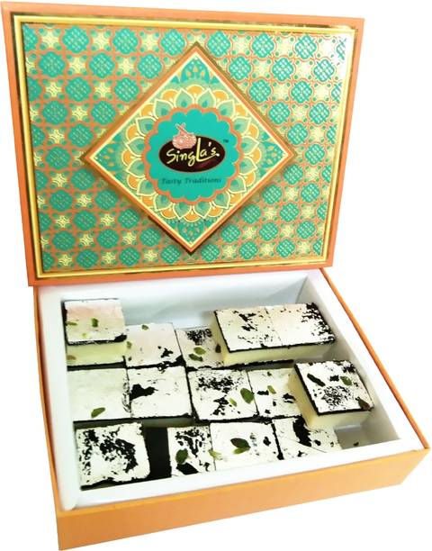 Singla Sweets Chcocalate Burfi 500g Delicious Sweet New Box Box