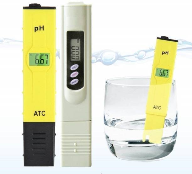 GE FILTRATION TDS meter & PH meter combo/For water testing and quality of ph-PH & TDS&EC Meter Combo, 0.05ph High Accuracy Pen Type pH Meter & +/- 2% Readout Accuracy 3-in-1 TDS EC Temperature Meter Digital TDS Meter